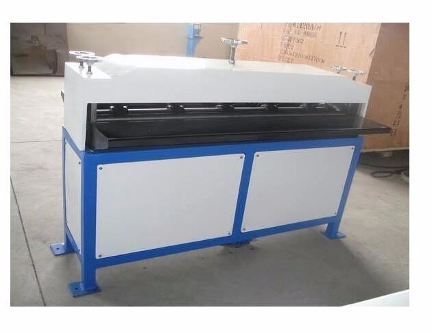 Manufacturer price air duct sheet grooving machine,ventilation duct beader machine,metal sheet trimming beading machine