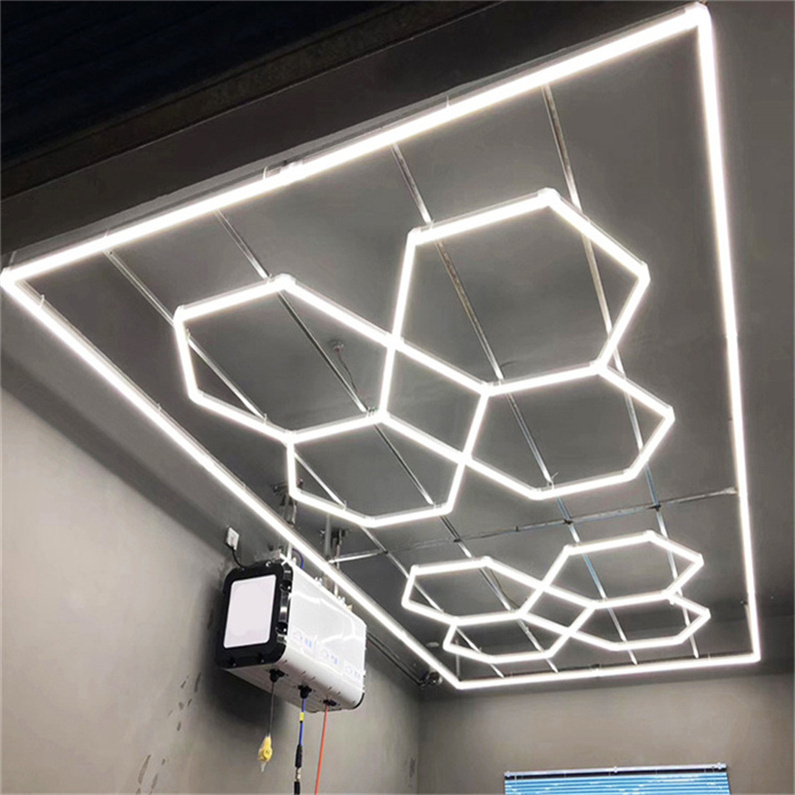 Wholesale Price 6500K Hexagonl Led Light Hex Basement Garage Lights Diy Rgb Light Smart Led Hexagonal Modular