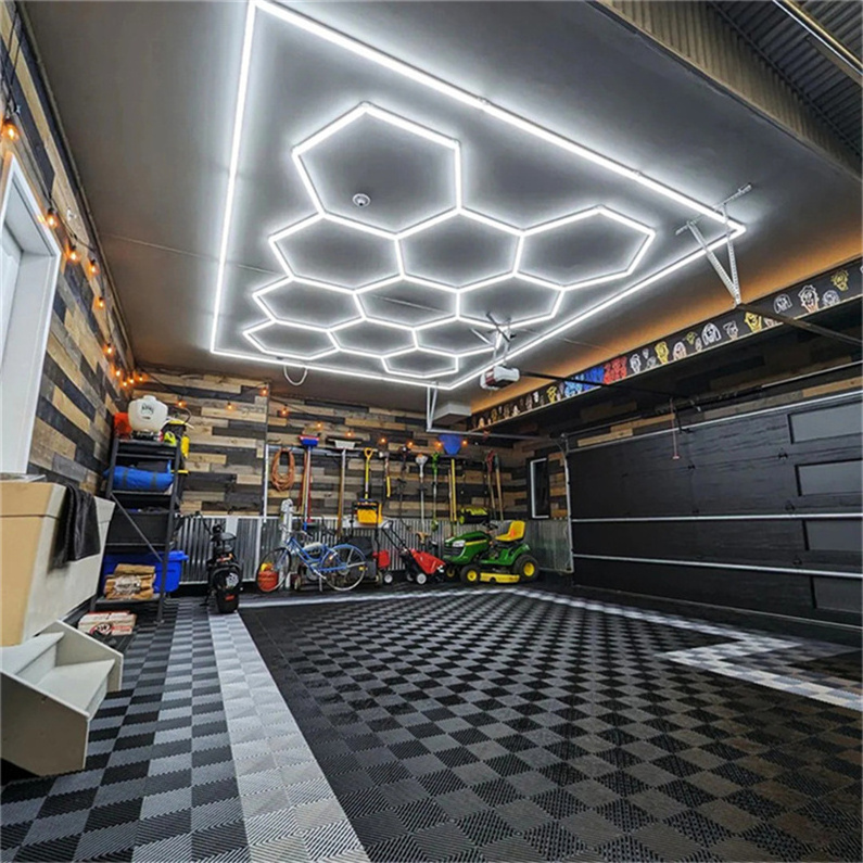 Wholesale Price 6500K Hexagonl Led Light Hex Basement Garage Lights Diy Rgb Light Smart Led Hexagonal Modular