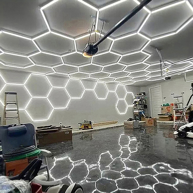 Hex Led  Wall Light Led Light Led Wall Lamp Honeycomb Ceiling Led Hexagonal Lamp For Garage Light