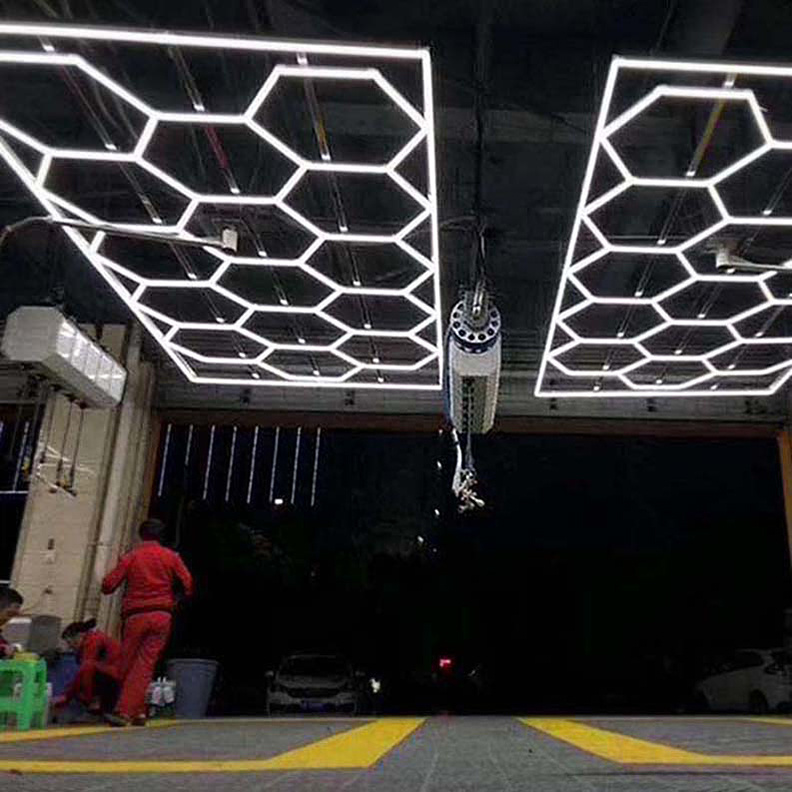 Screw In Garage Ceiling Led Garage Light Workshop Rgb Hexagon Garage Lamp