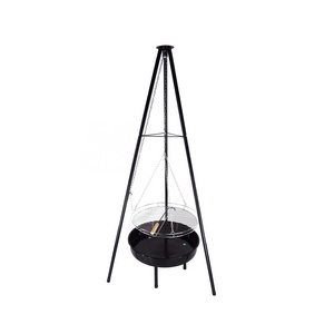 Wholesale Barbecue Fire Pit Grill Tripod Fire Pit with Hanging Chain