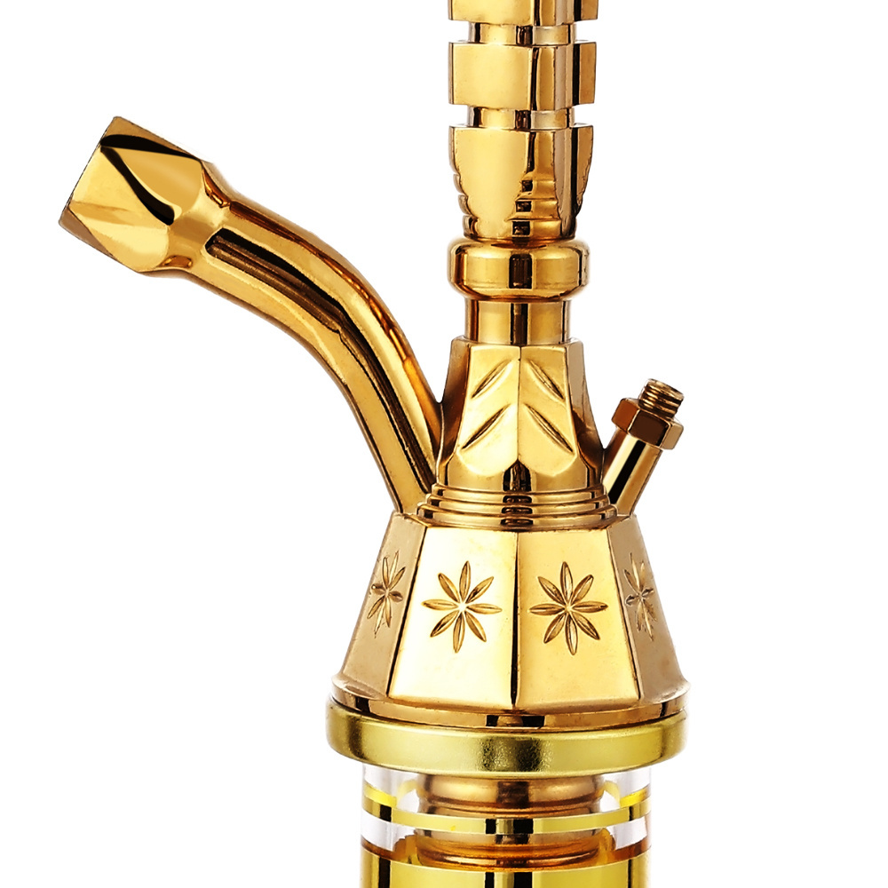 Top sales unique design high quality hubbly bubbly hookah egyptian stainless steel  russian hookah