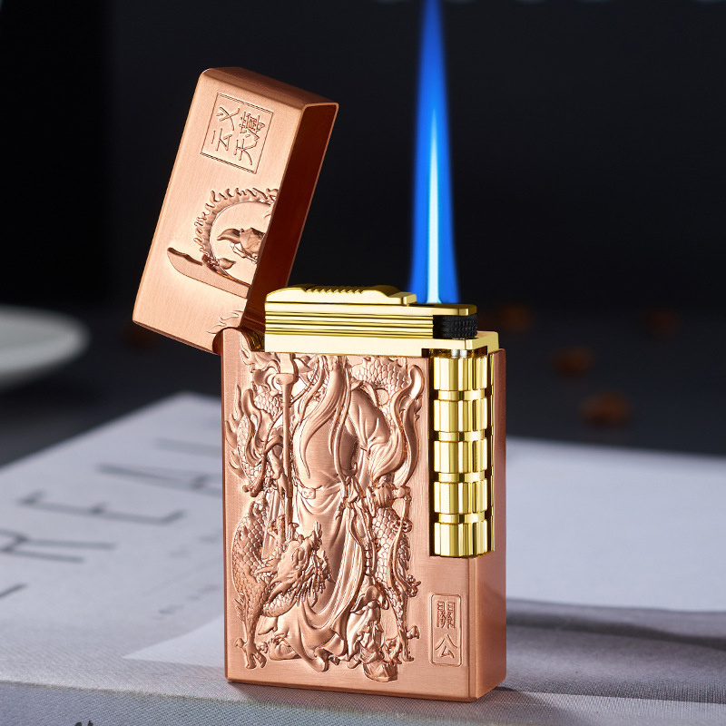 Creative personality candle gas lighter dragon gold long lighter  at the party