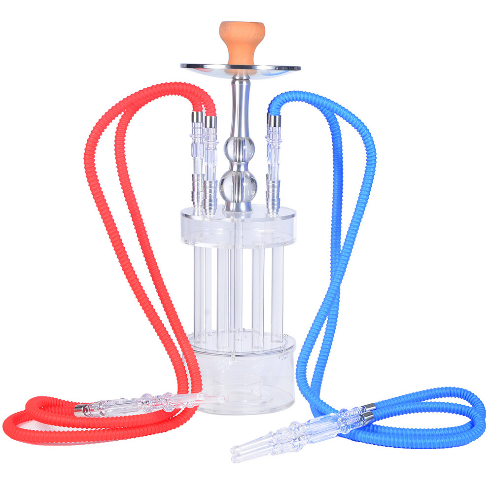 Wholesale  High Temperature Resistance hookah set acrylic hookah shisha