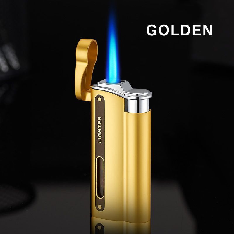 Hot Selling Customizable carved tobacco accessories refillable cigarette lighter Fingerprint touch switch lighters for smoking