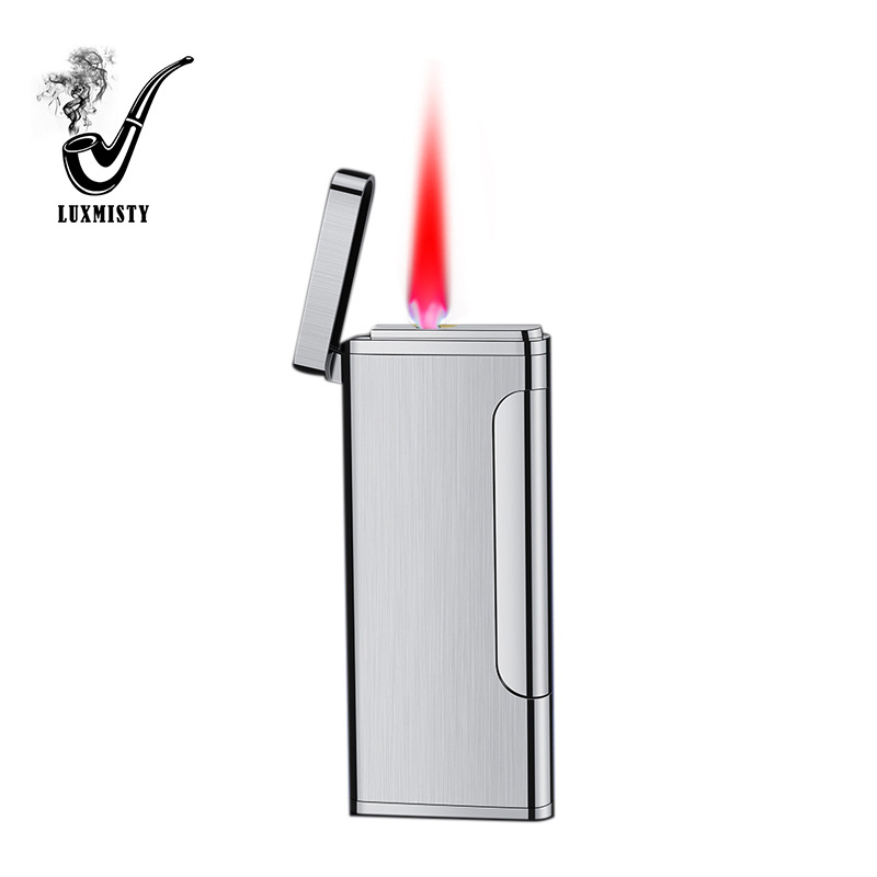 Thin direct impact inflatable lighter side pressure red lighter