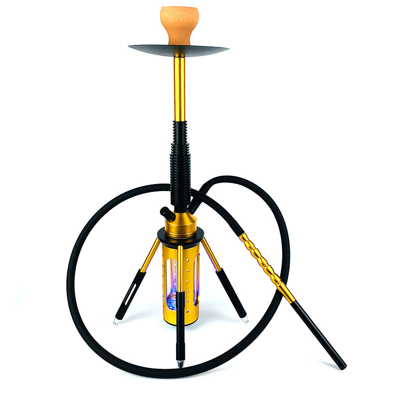 Wholesale New Large Mob Hookah 95cm Tall Pink Ak47 Shisha Hookah Set With Surface Plant Velvet Feel Shipping Nigeria