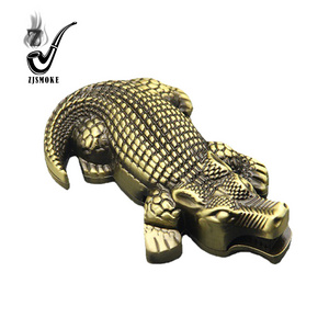 Free Sample Custom Logo lighters & smoking accessories Wholesale smoke shop productsrefillable crocodile lighter