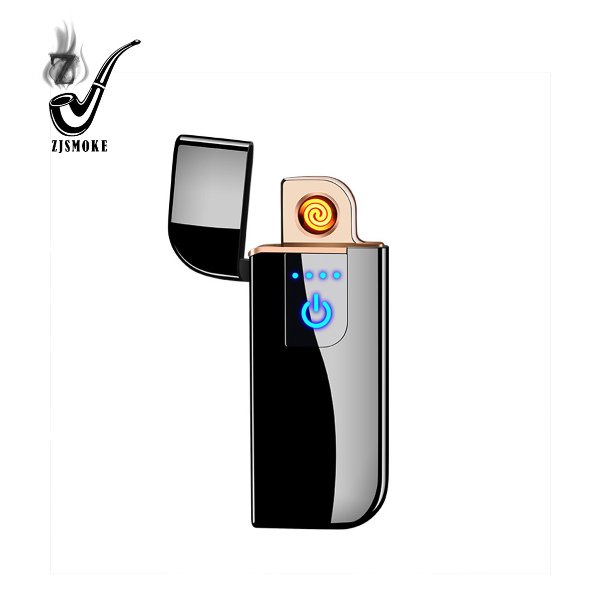 New Design Premium Custom Logo lighters Manufactory Wholesale fiit tobacco with USB digital lighters & parts