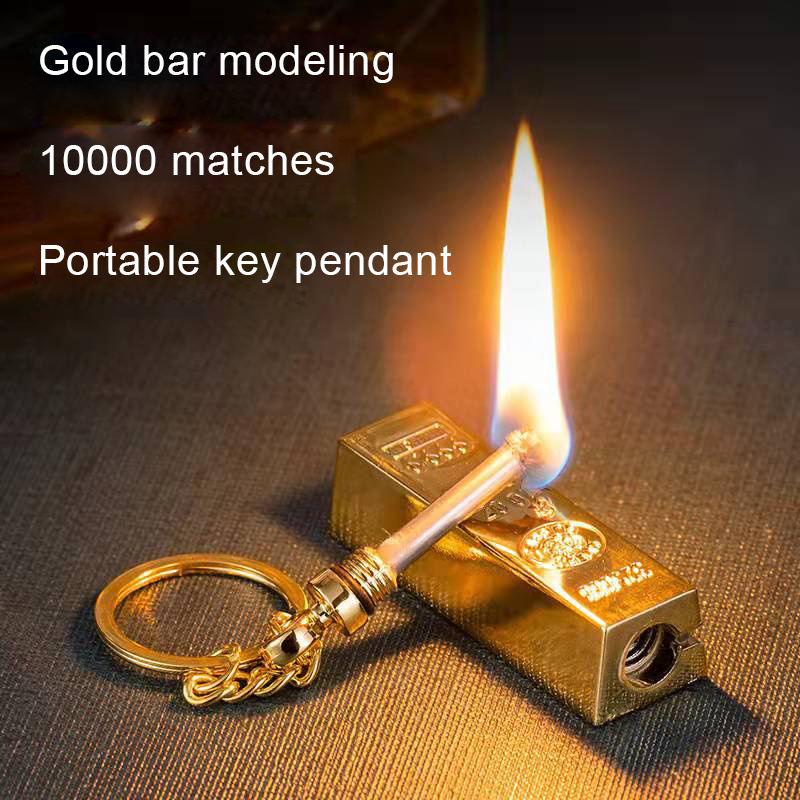 New design kerosene match lighters outdoor ten thousand times striker lighter bottle keychain with cotton core