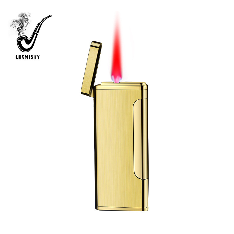 Thin direct impact inflatable lighter side pressure red lighter