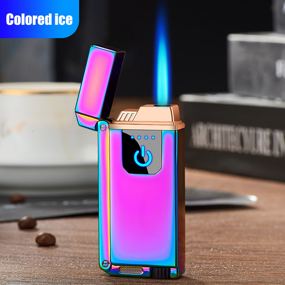 Good quality ebay popular lighters Free Sample fiit tobaccowith USB cigarette case with lighter