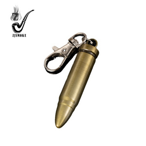 Bullet Creative Portable Metal Lighters Kerosene Lighter Keychain Cigarette Lighter