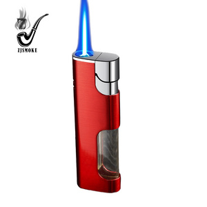 Wholesale Of Long Small Electronic Lighting All-Metal Gift Windproof Gas Lighters Portable Direct-Through Lighters