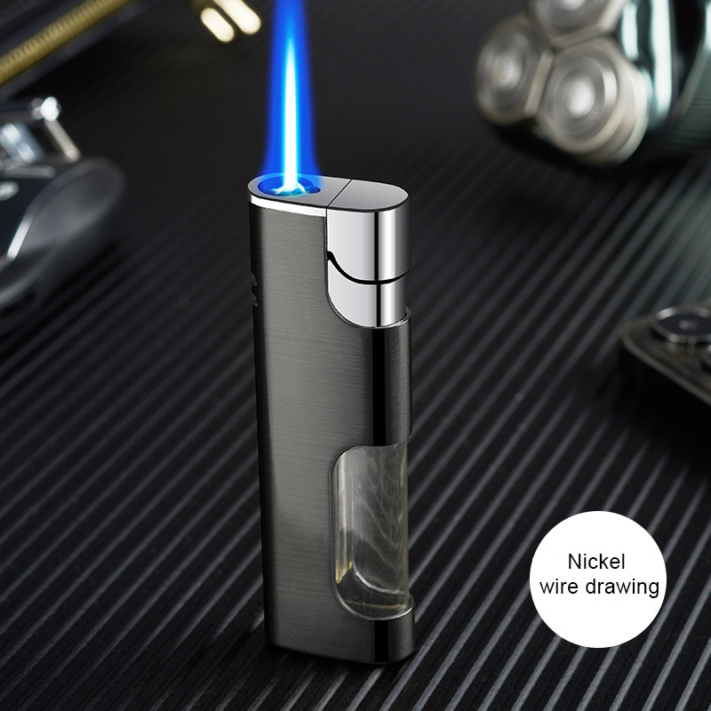 Wholesale Of Long Small Electronic Lighting All-Metal Gift Windproof Gas Lighters Portable Direct-Through Lighters