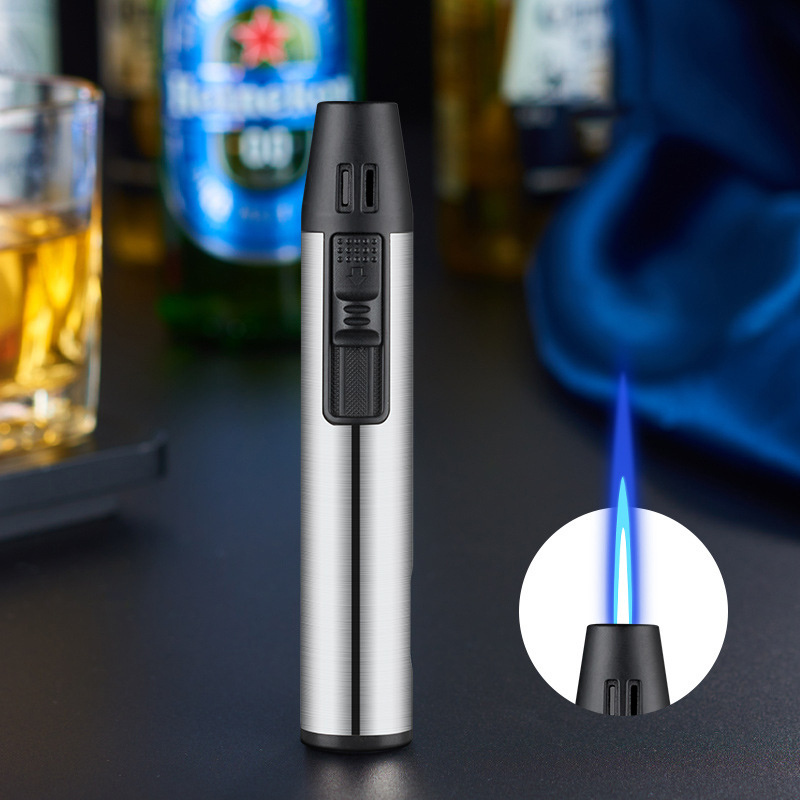 The party novelty unusual lighter windproof gas lighter long lighter  at the party