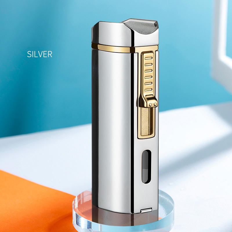 Transparent oil tank high-grade brass special-shaped kerosene lighter collection type manual lighter