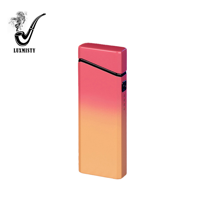 Gradient series arc lighter power display USB charging lighter