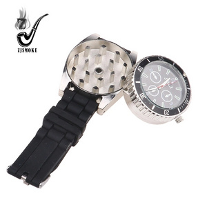 Hot Sale Wholesale Wrist Watch Zinc Metal Smoking Tobacco Accessories Tobacco Herb Grinder