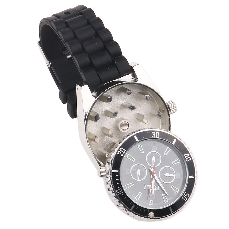 Hot Sale Wholesale Wrist Watch Zinc Metal Smoking Tobacco Accessories Tobacco Herb Grinder