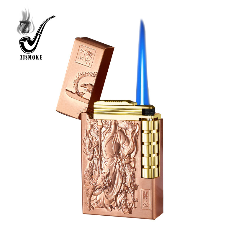 Creative personality candle gas lighter dragon gold long lighter  at the party