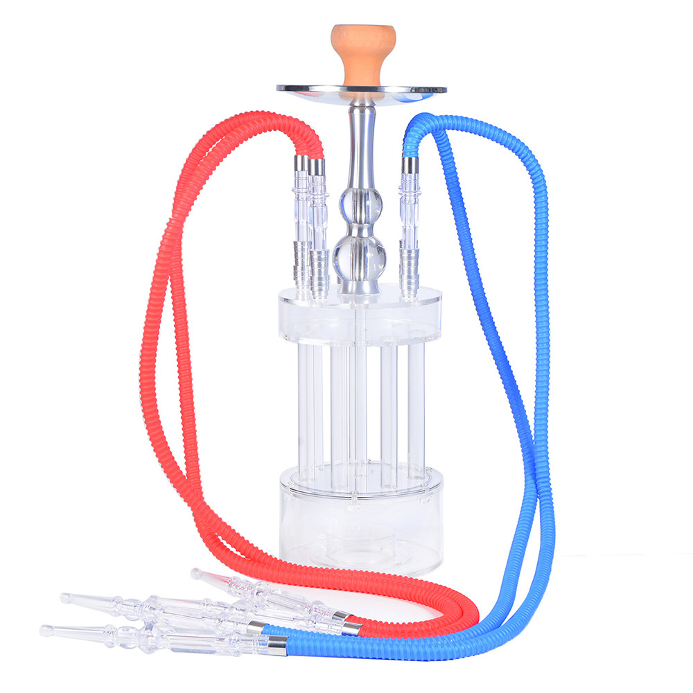 Wholesale  High Temperature Resistance hookah set acrylic hookah shisha