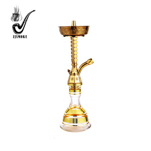 Top sales unique design high quality hubbly bubbly hookah egyptian stainless steel  russian hookah