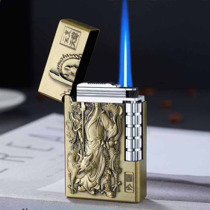 Creative personality candle gas lighter dragon gold long lighter  at the party