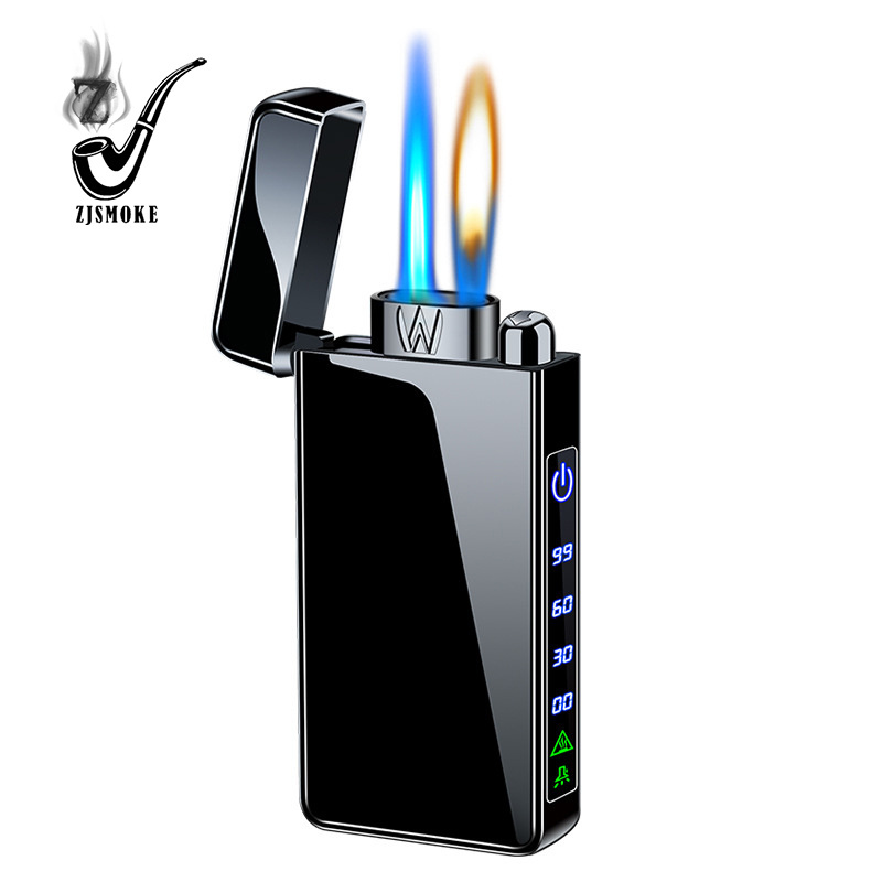 Pocket souvenir lighter metal-resistant cigar lighter torch bright fire lighter in the kitchen