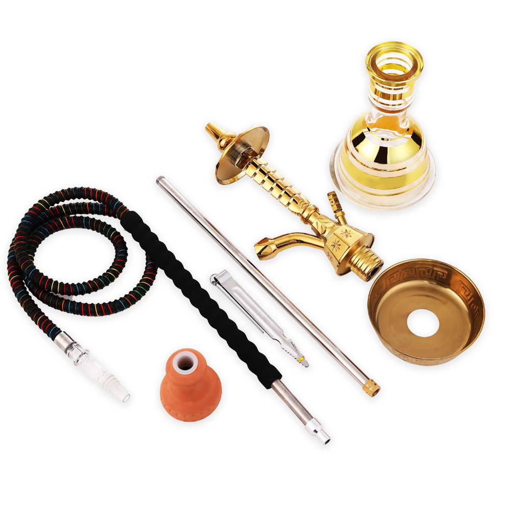 Top sales unique design high quality hubbly bubbly hookah egyptian stainless steel  russian hookah