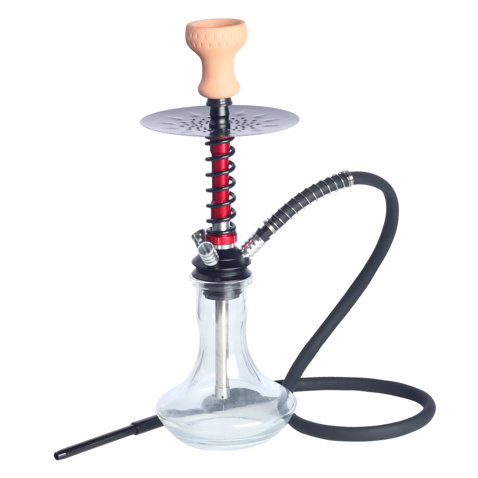 Hot Selling Smoking Accessories Glass Hookah Shisha Hose Cage Set Pots Hookah