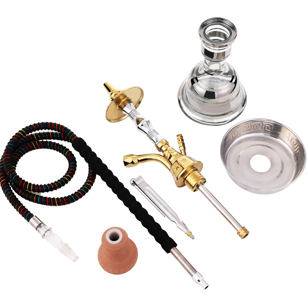 2023 Hot Selling PC and uv printing logo stainless steel gravity hookah