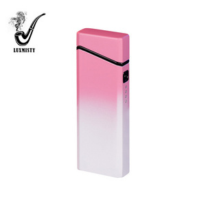 Gradient series arc lighter power display USB charging lighter