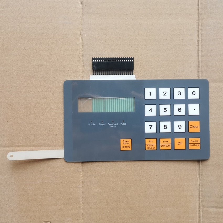 Bernet 4X4 fuel dispenser membrane switch keypad for fuel dispenser