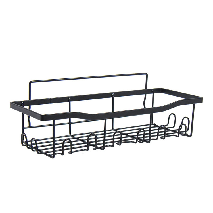 Bathroom Storage Cabinet wall Shelf Organizer Hanging Standing Metal Wire Spice Rack Shelf