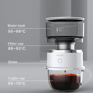 Mini coffee machine coffee bubbler mill automatic hand drip cold brew french press coffee maker