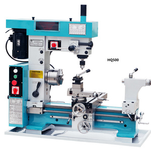 HQ800 MP800  3 in 1 mini lathe mill drill combo lathe and milling machine combination with low price for sale