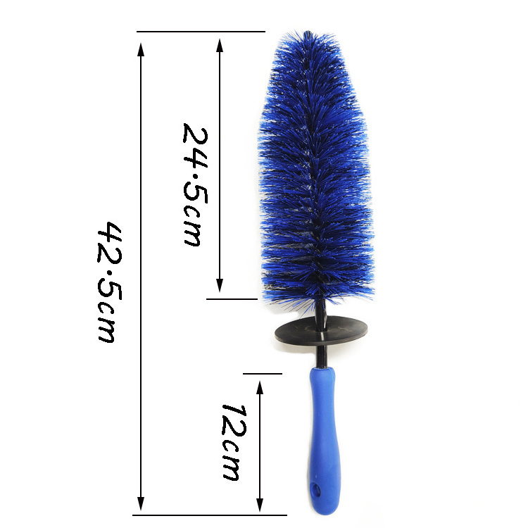 Hot sale best automotive car wheel rim cleaning brush with long handle