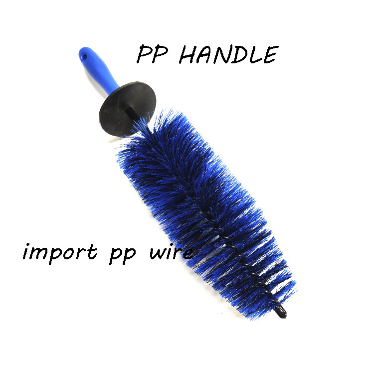 Hot sale best automotive car wheel rim cleaning brush with long handle