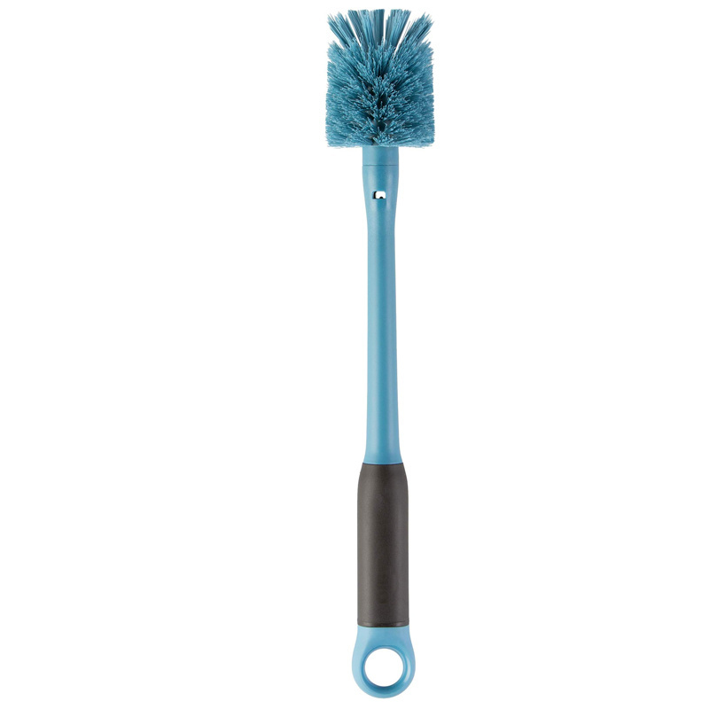 Versatility Water Bottle Brush Cleaner and  Straw Cleaner Brush  with Removable Head and Twist Hide Straw Brush Smokey Blue