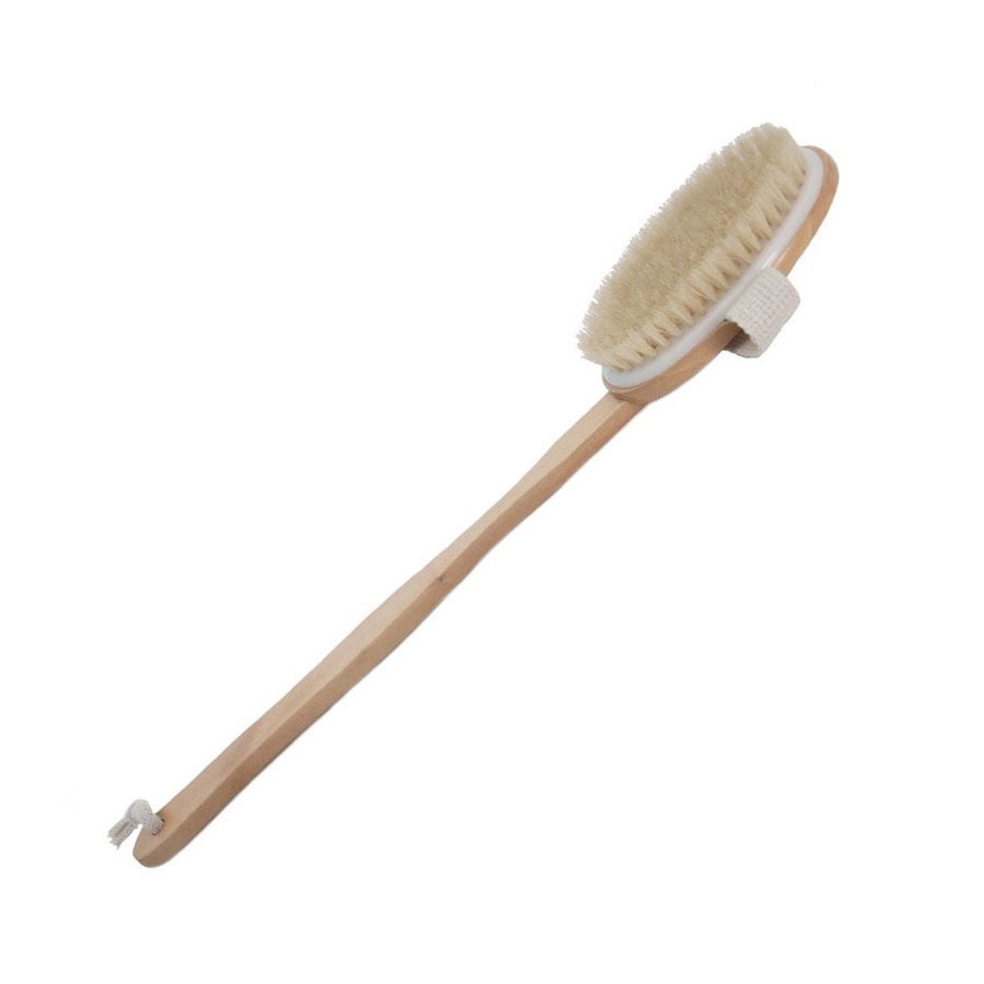 Wholesale Long Handle Wood Detachable Bath Shower Brush Back Clean Skin Care