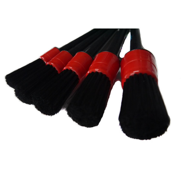 5Set Car Wash Auto Detailing Car Brush for Interior Leather Trim Wheels