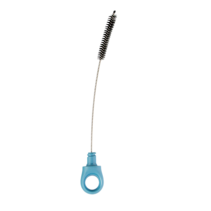 Versatility Water Bottle Brush Cleaner and  Straw Cleaner Brush  with Removable Head and Twist Hide Straw Brush Smokey Blue