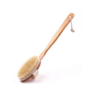 Wholesale Long Handle Wood Detachable Bath Shower Brush Back Clean Skin Care