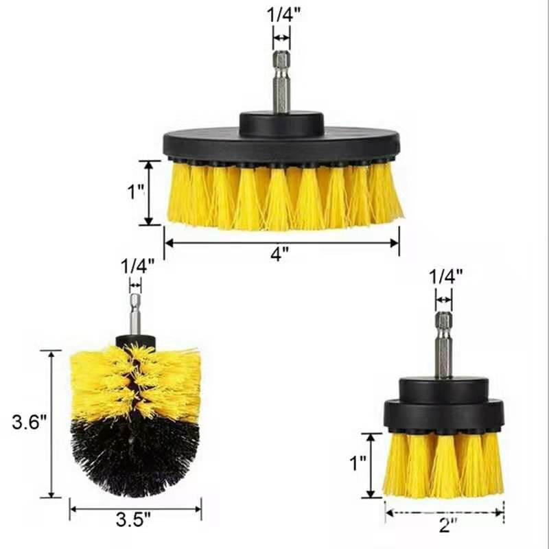 drill cleaning brush detailing brush set