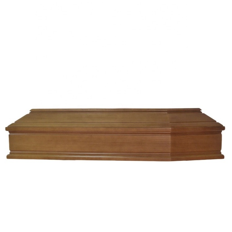 Funeral solid wooden coffin high quality hot sale