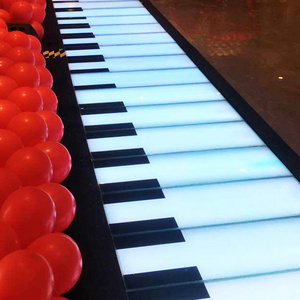 LED Piano Induction Floor Tile Lights Interactive Music Stairs Step Foot Shopping Mall Net Red Scenic Spot Square Floor Lights