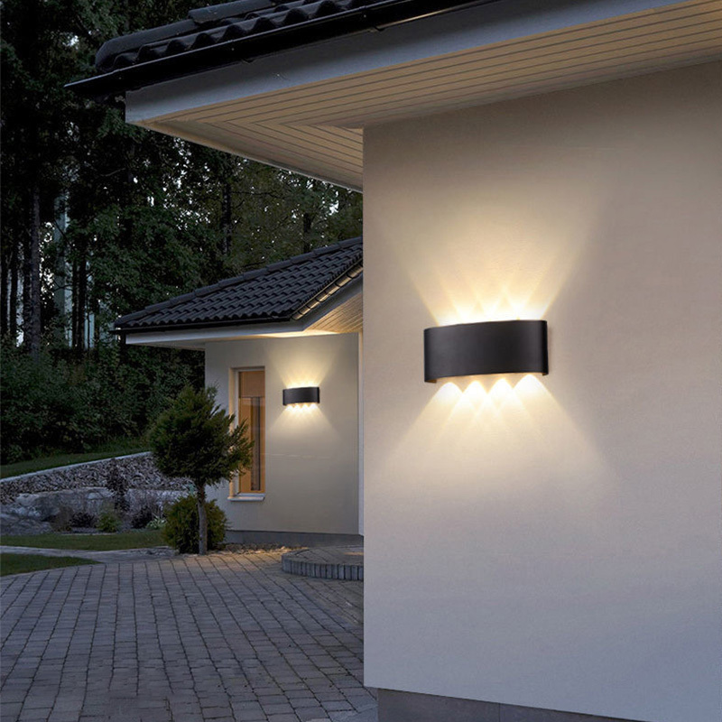 Outdoor Garden Light Led Wall Mount Lamp Decorative Up And Down Lighting  Wall Light For Garden Yard