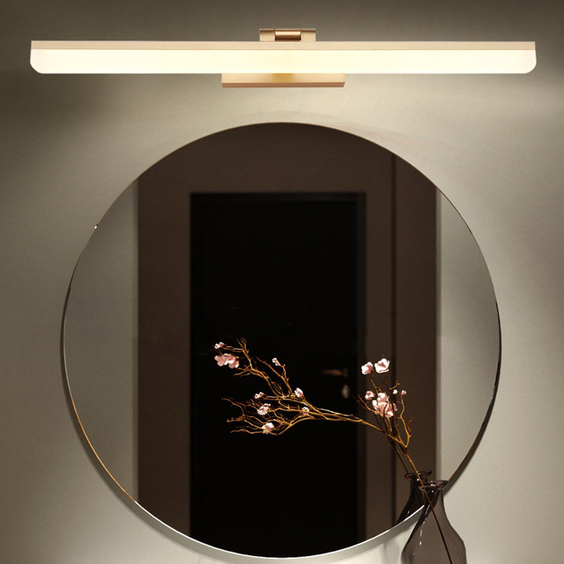 24 inch Black LED Vanity Light Adjustable Modern Bathroom Vanity Mirror Light Fixtures